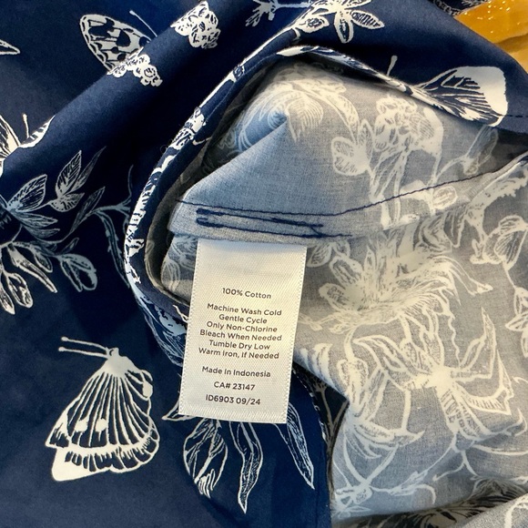 Talbots navy blue top NWT - Picture 4 of 4